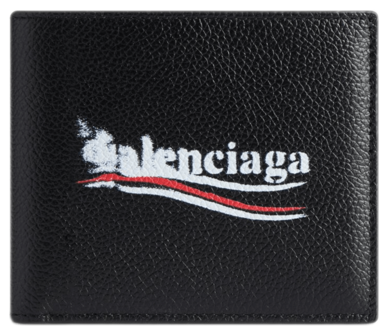 Balenciaga Cash Square Folded Wallet - Black