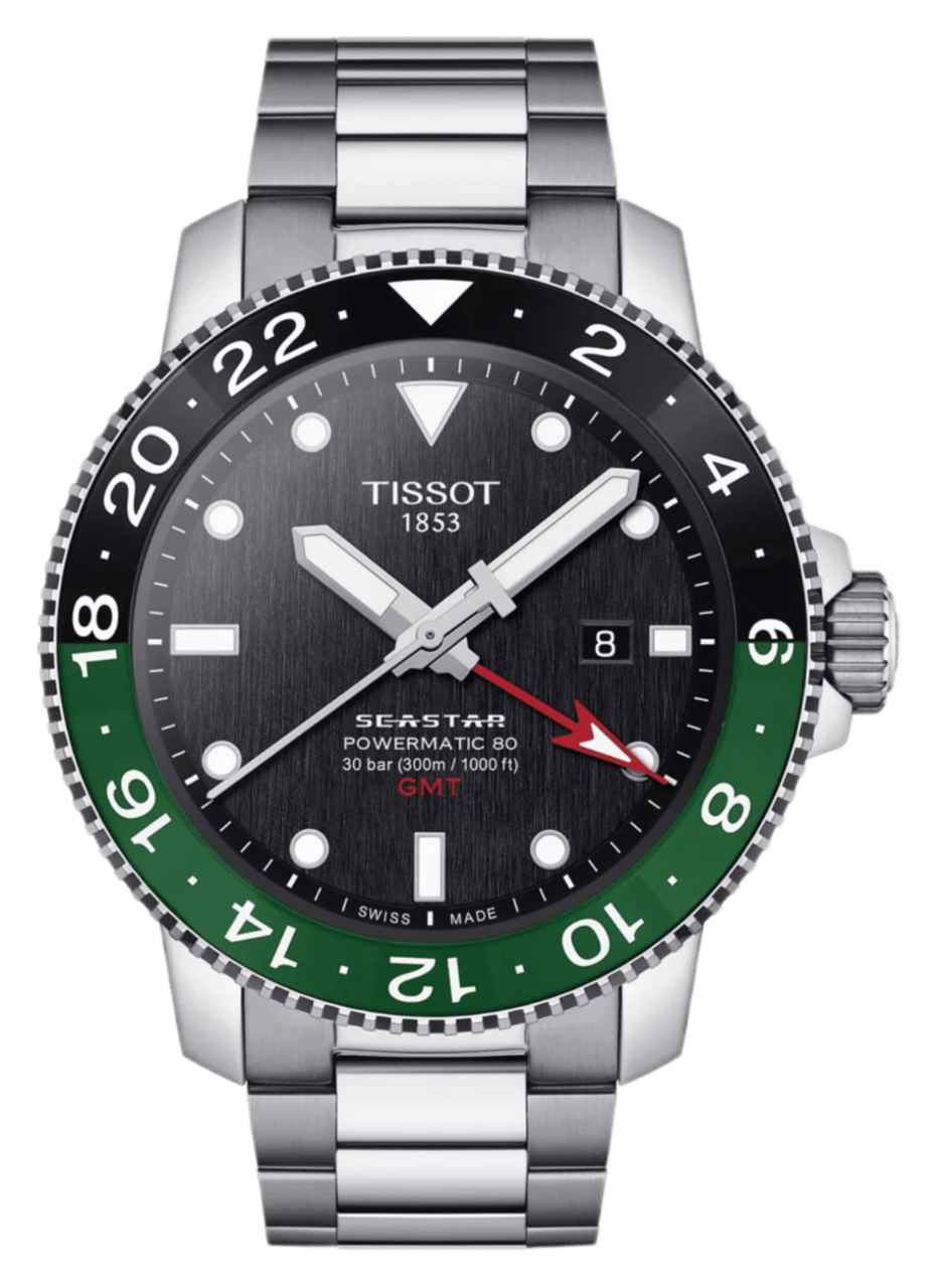 Tissot Seastar 1000 Powermatic Black Dial - 46mm, Steel