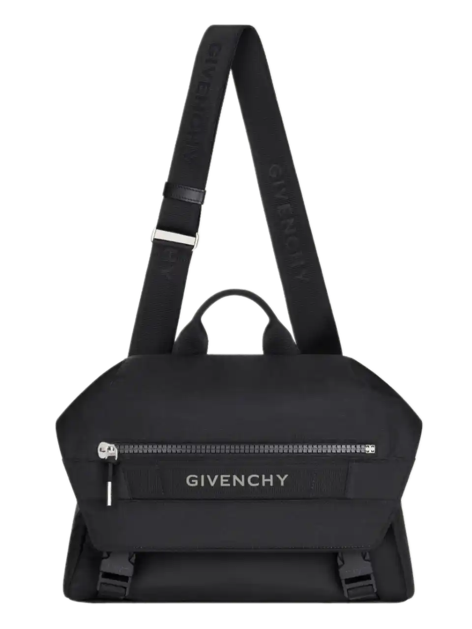 Givenchy G-Trek Messenger Bag in Nylon - Black
