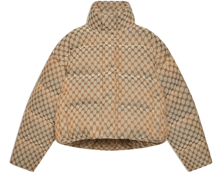 Gucci x Balenciaga The Hacker Project Hacker BB Puffer Jacket - Beige