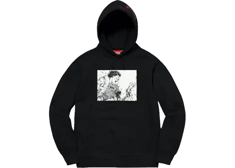 Supreme AKIRA Arm Hooded Sweatshirt - Black
