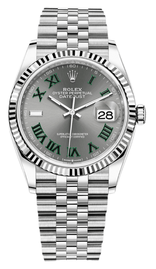 Rolex Datejust Slate Roman Dial - 36mm, Steel (2024)