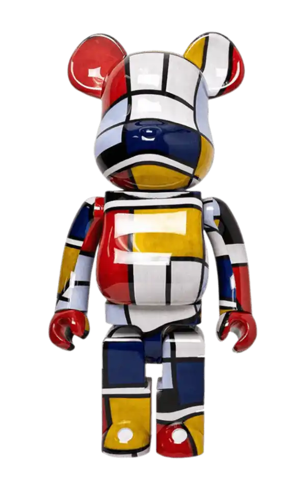 Bearbrick Piet Mondrian 1000% - Multi