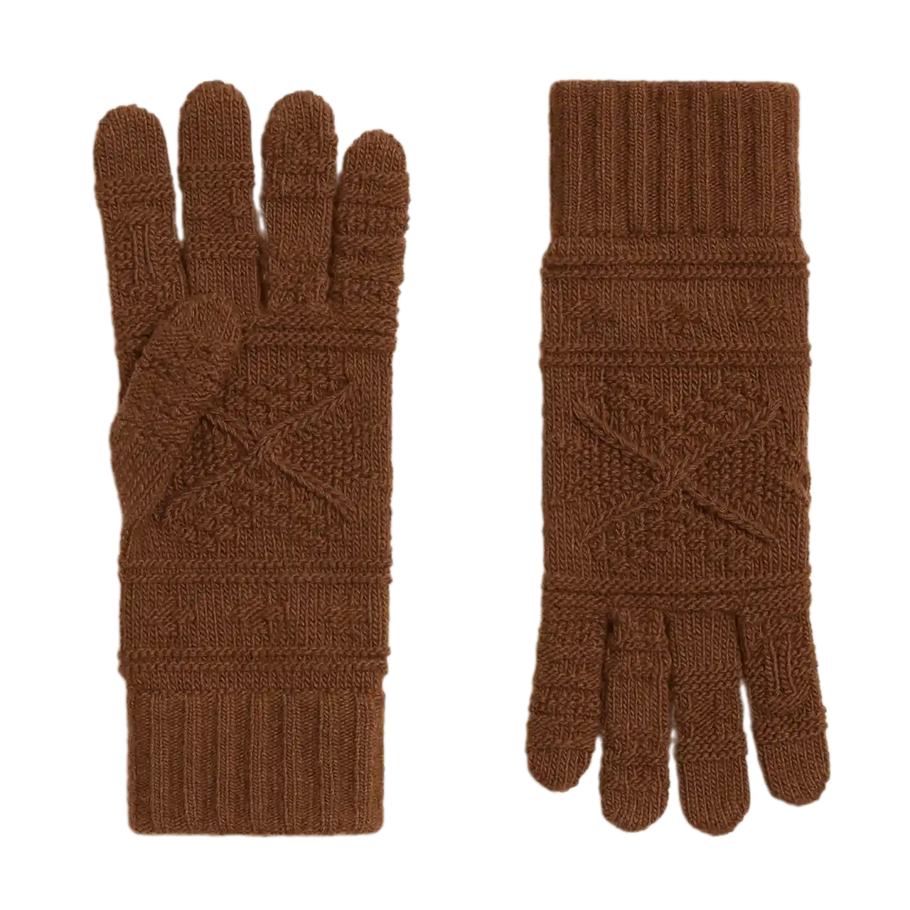Hermès Harry Couleur en Cours Gloves - Caramel