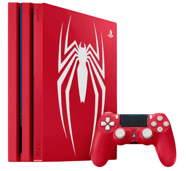 Sony Playstation 4 Pro Marvel's Spider-Man Limited Edition 1TB - Amazing Red