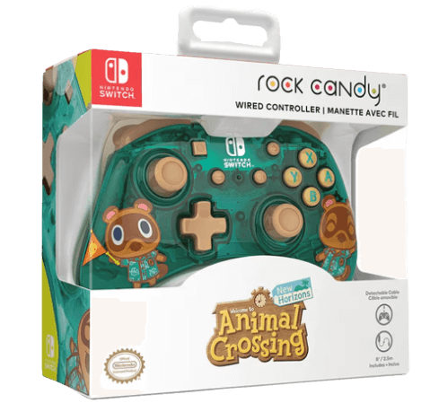 Nintendo Switch Rock Candy Wired Controller - Timmy and Tommy Nook