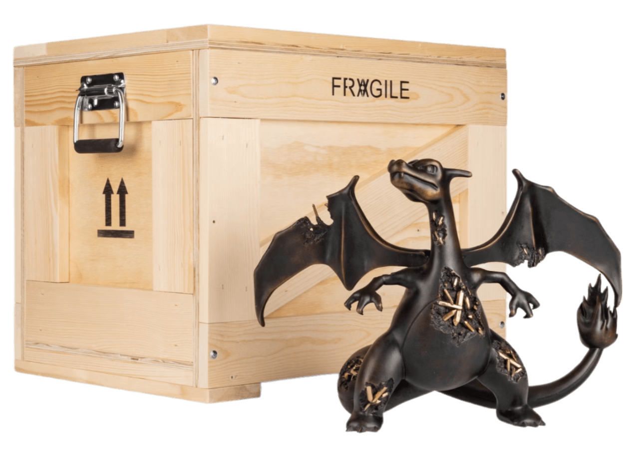 Daniel Arsham Bronze Crystalized Charizard Sculpture (Edition of 99)