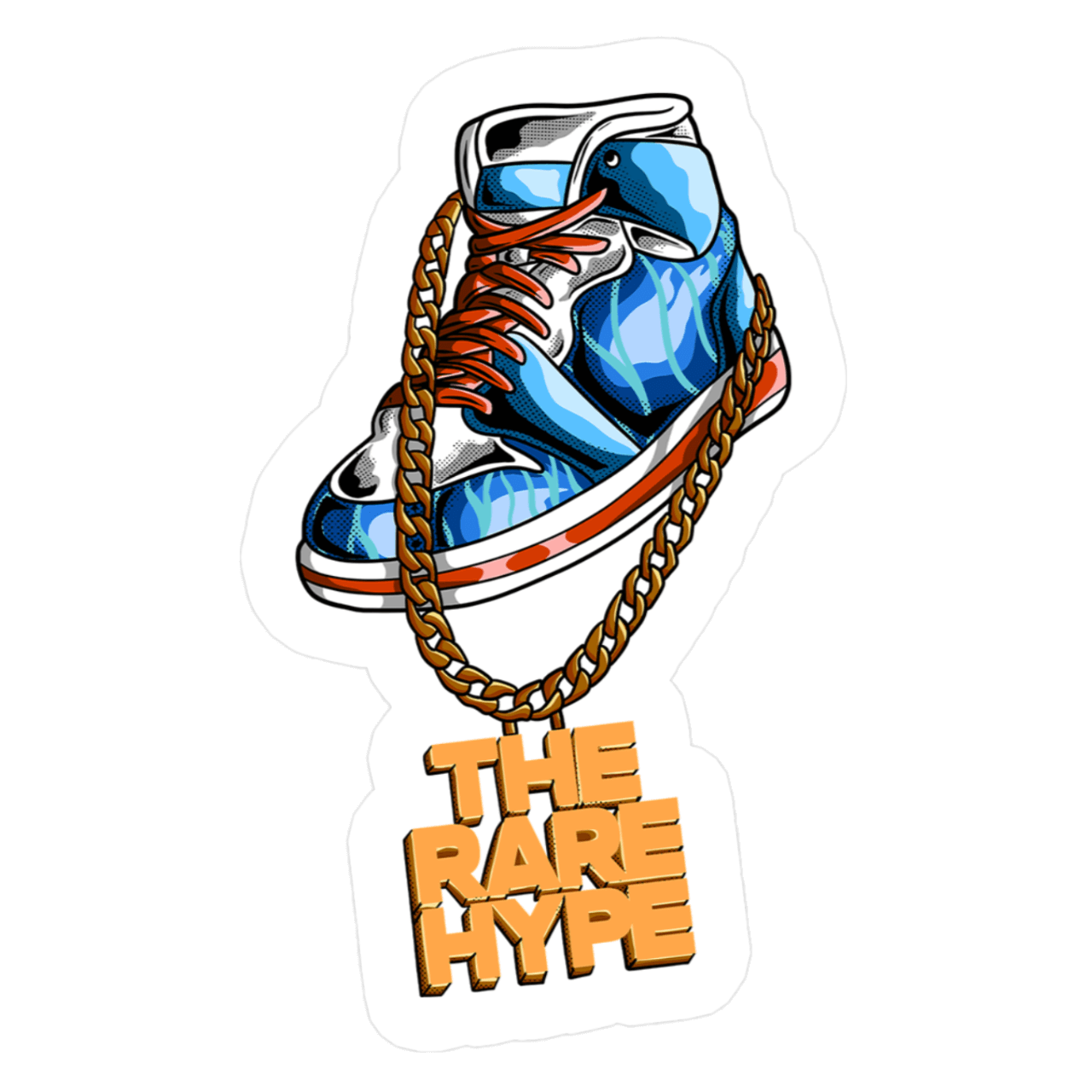 Hype Sneaker Sticker