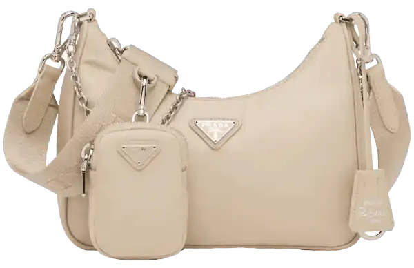 Prada Re-Edition 2005 Re-Nylon Bag - Desert Beige