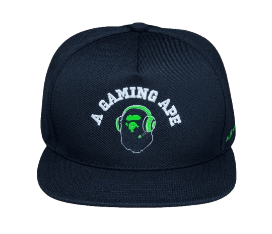 BAPE x Razer Snapback Cap - Black Green