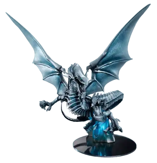 "Duel Monsters artwork - Blue-Eyes White Dragon (Holographic Edition)" Statue multicolour by Yu-Gi-Oh!