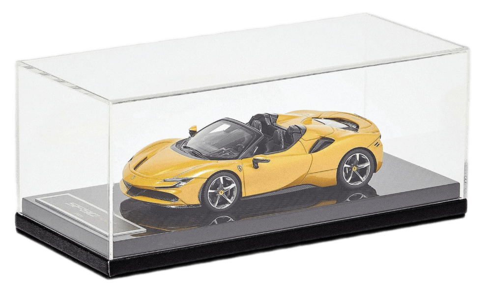 Ferrari SF90 Spider Model in 1:43 Scale - Yellow
