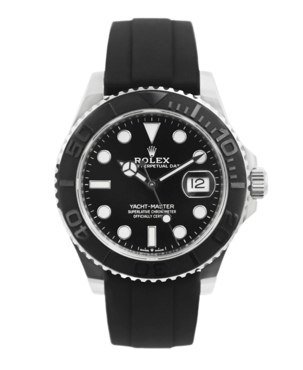 Rolex Yacht-Master Black Dial - 42mm, White Gold (2021)