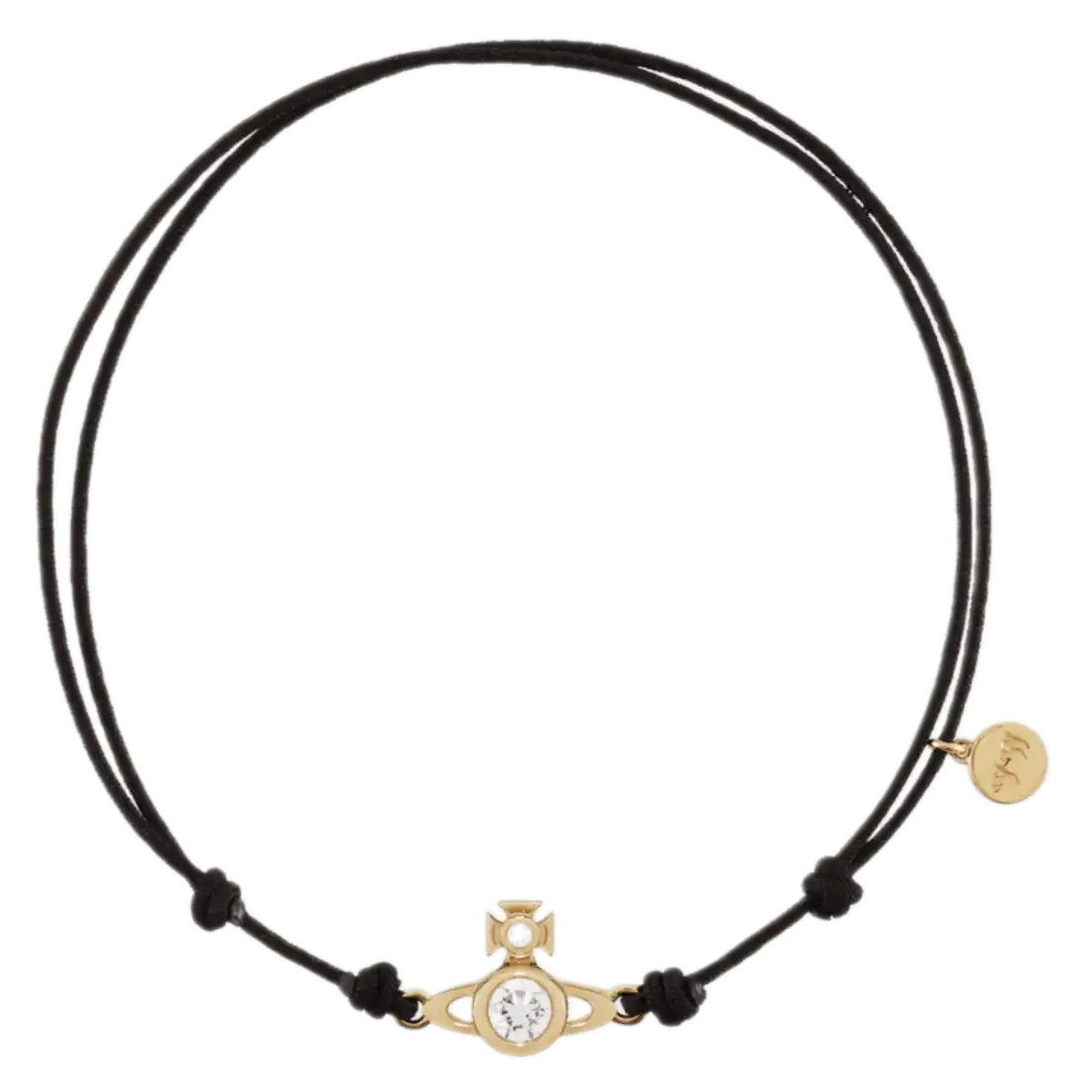 Vivienne Westwood Battersea Cord Bracelet - Gold/White