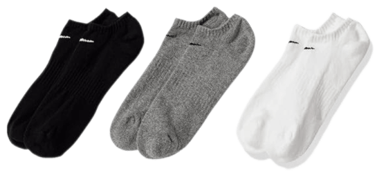 Nike Cushion Crew Training Socks - White/Grey/Black