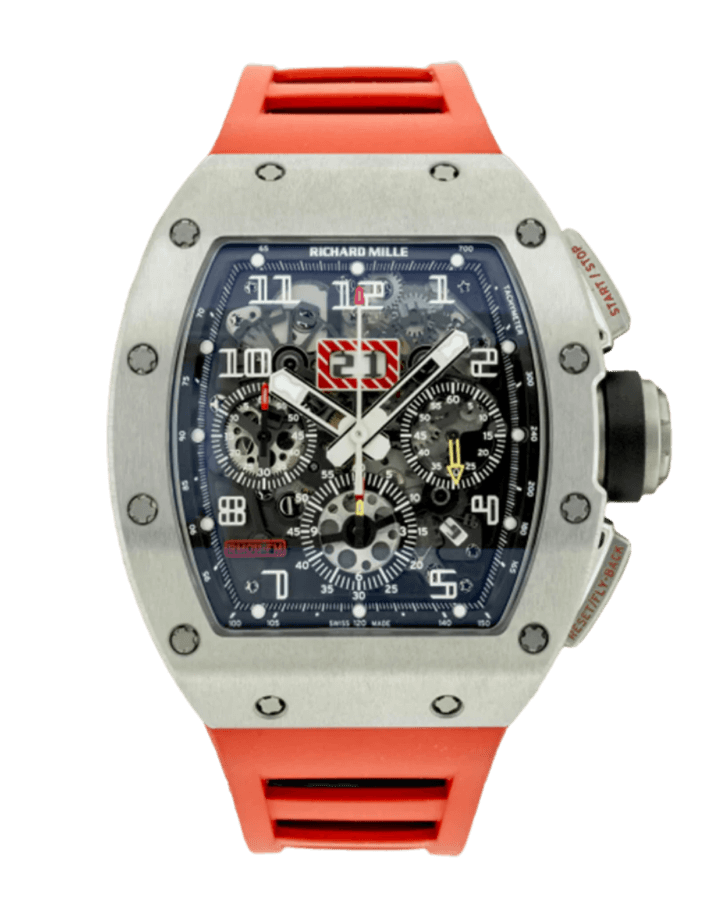 Richard Mille Chronograph RM11-FM Felipe Massa Openworked Dial - 50mm, Titanium