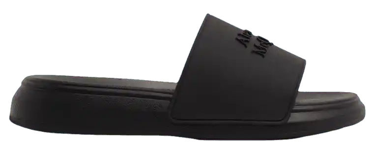 Alexander McQueen Pool Slide - Black FW21