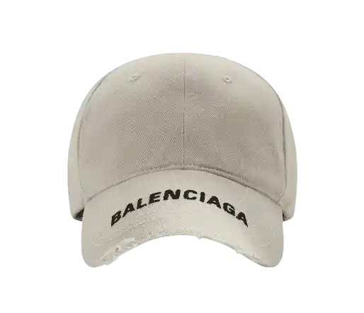 Balenciaga Logo Visor Cap (Men) - White