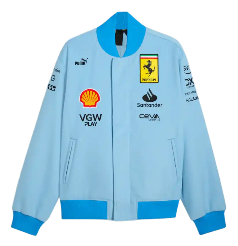 Scuderia Ferrari Puma Special Edition Miami Varsity Jacket