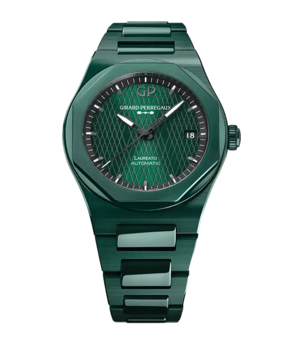 Girard Perregaux Green Dial Aston Martin Limited Edition - 38mm, Ceramic