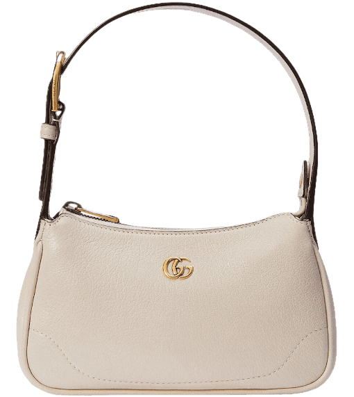Gucci Aphrodite Shoulder Bag With Double G - White