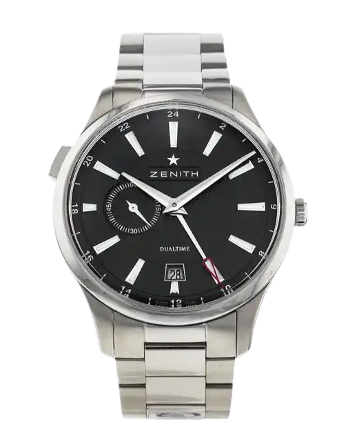Zenith Captain Black Dial - 40mm, Steel (2014)
