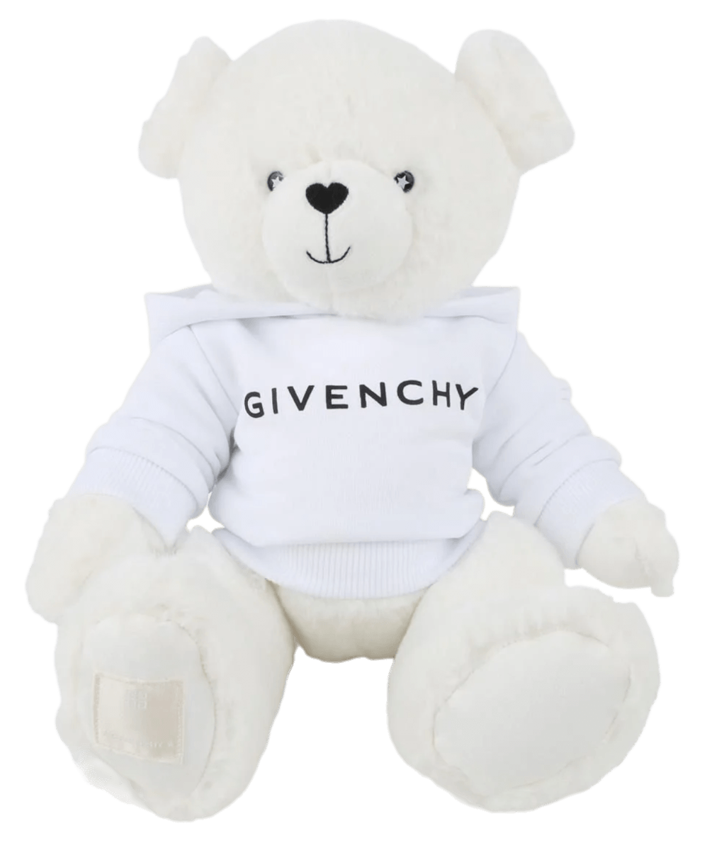 Givenchy Kids Logo-Printed Teddy Bear - White