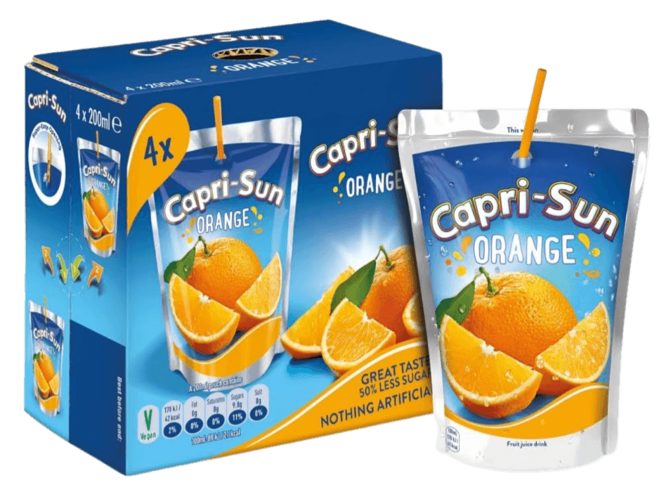 Capri Sun Orange 200ml x4
