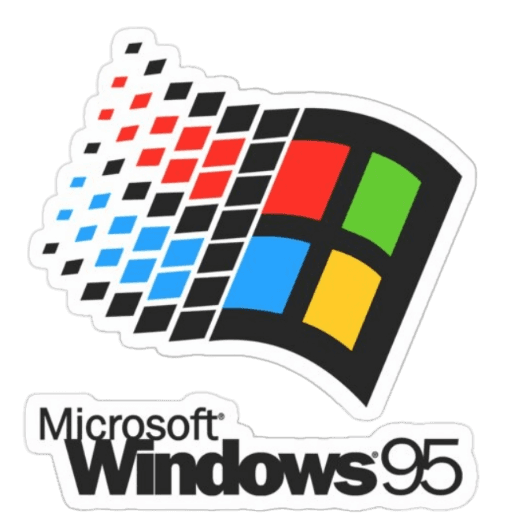 Microsoft Windows 95 Sticker
