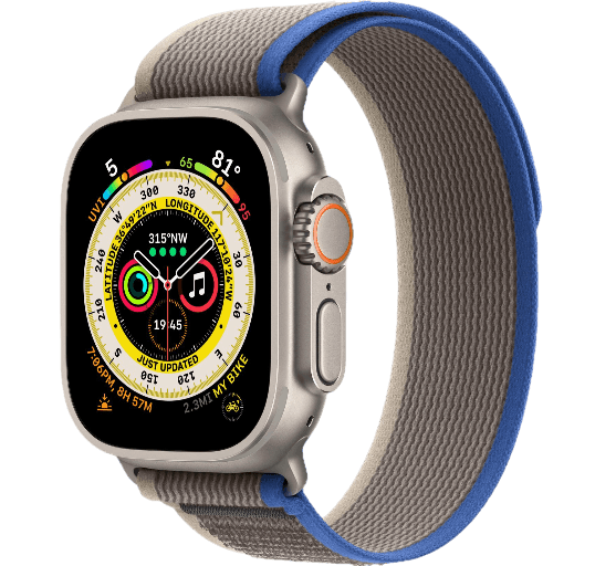 Apple Watch Ultra 3 - Trail Loop (Blue/Gray)