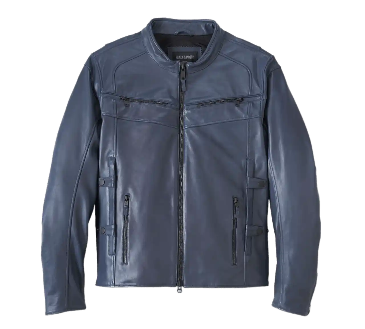 Harley-Davidson Capitol Triple Vent System 2.0 Leather Jacket - Ombre Blue