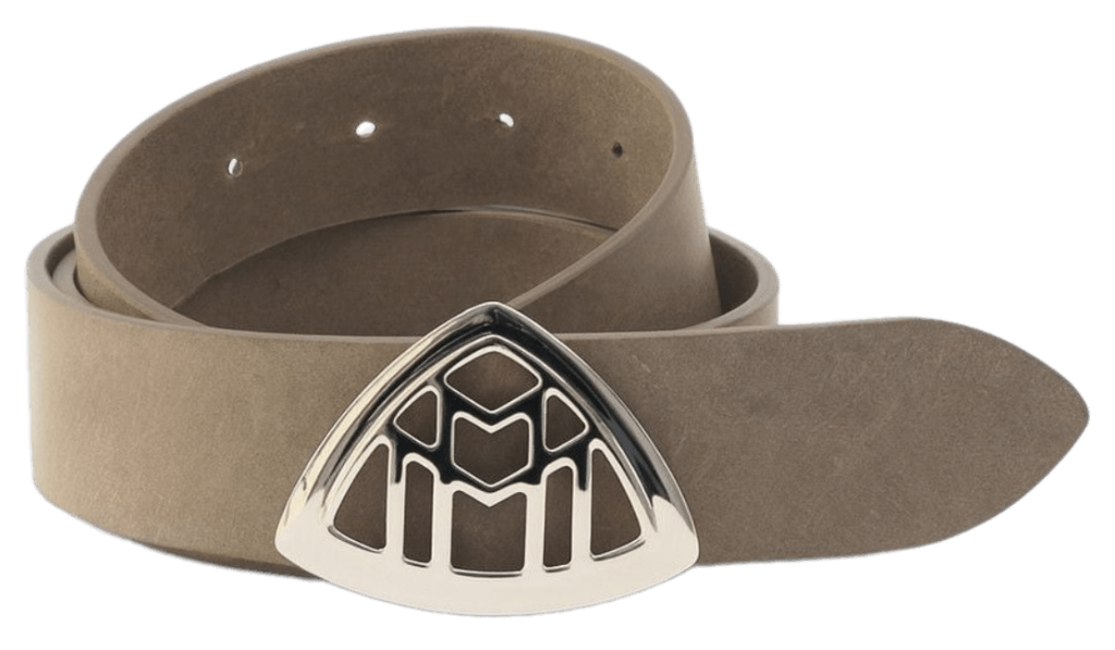 Maybach The Stance I Leather Belt - Taupe
