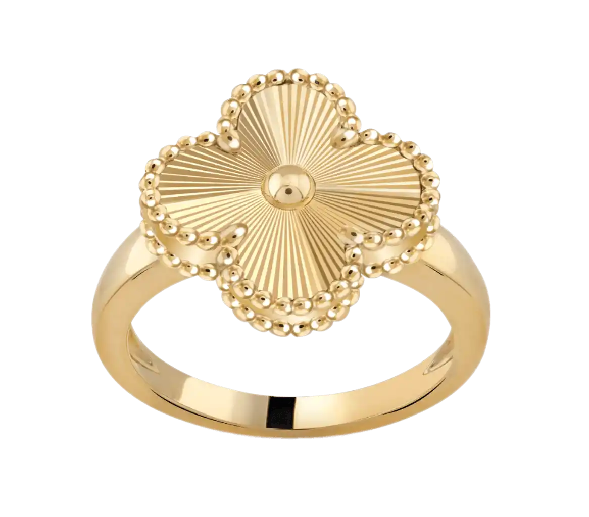 Van Cleef Vintage Alhambra Ring - Yellow Gold