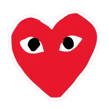 Comme Des Garcons Logo Sticker