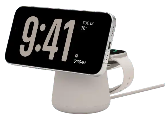 Belkin BOOST CHARGE PRO 2-in-1 Wireless Charging Dock with MagSafe