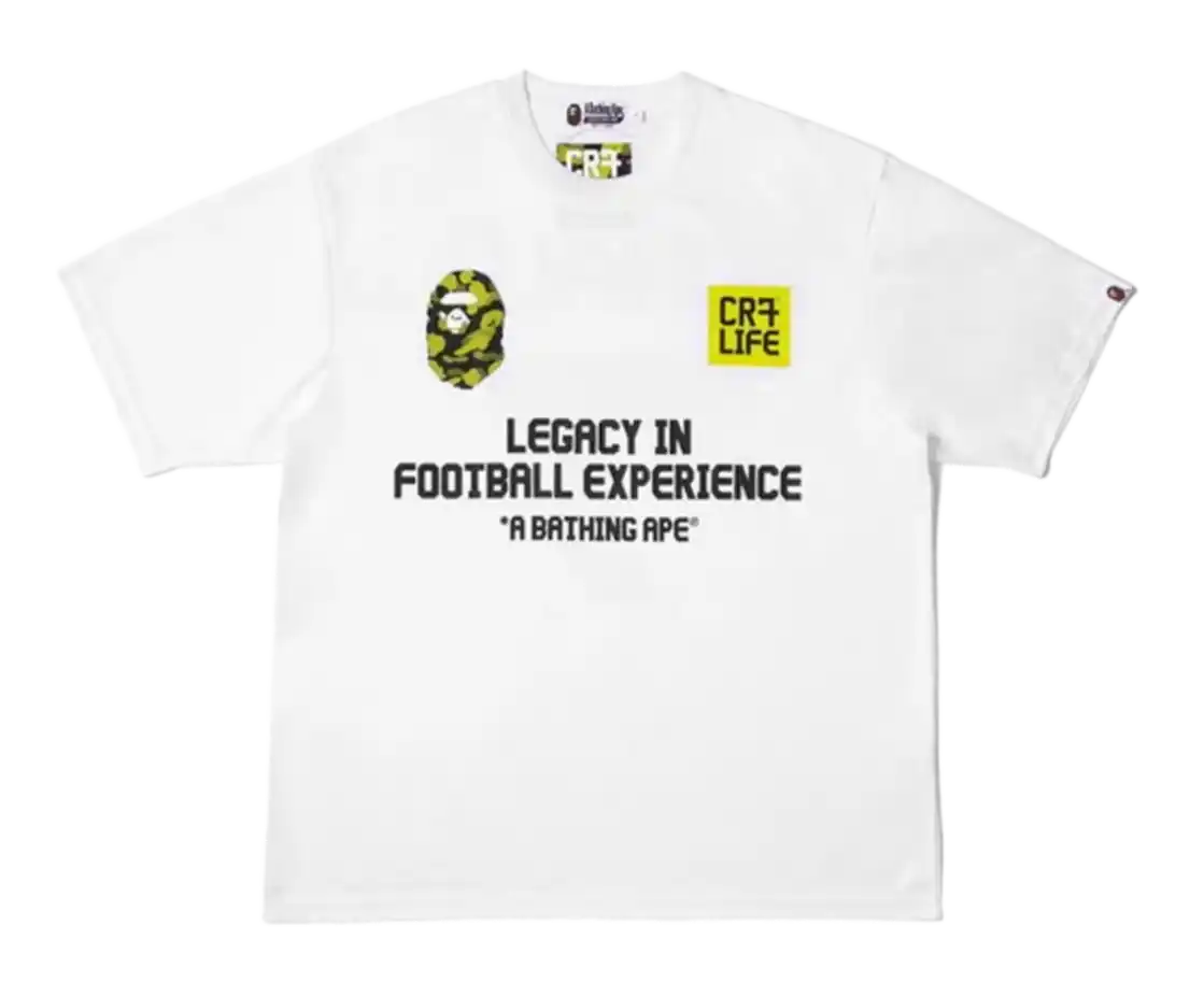 BAPE x CR7 Life Ronaldo 7 T-shirt - White