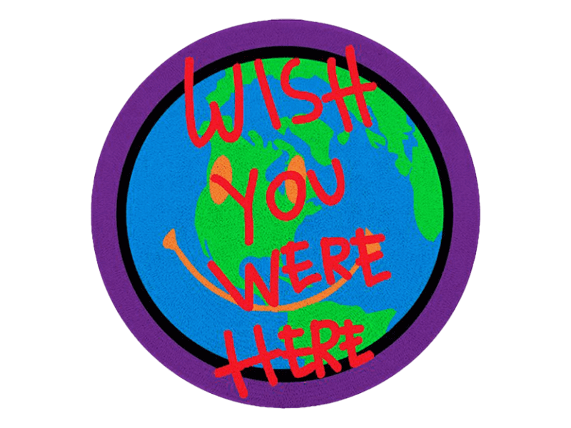 Travis Scott Astroworld Wish You Were Here Rug - Multi