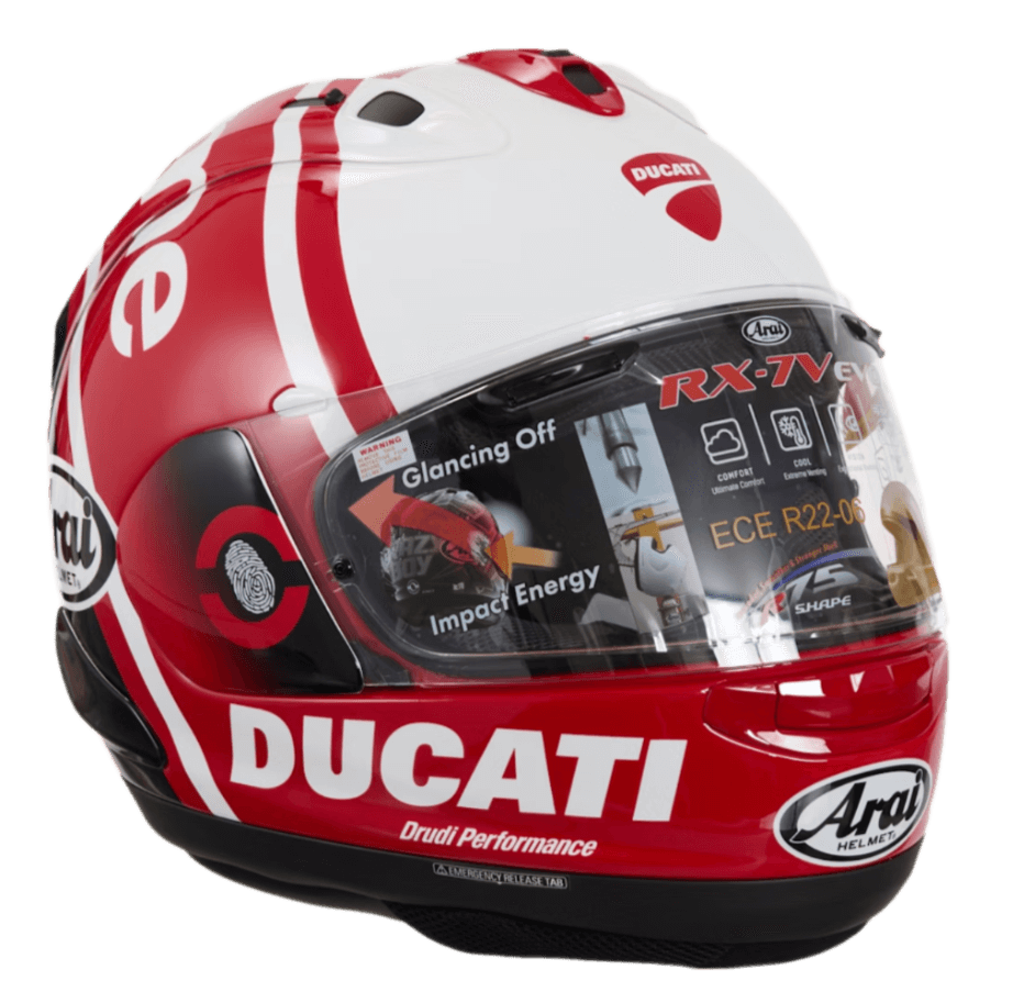 Supreme Ducati Arai Corsair-X Helmet - Red
