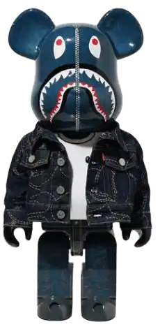 Bearbrick x BAPE x Levi's 1000%