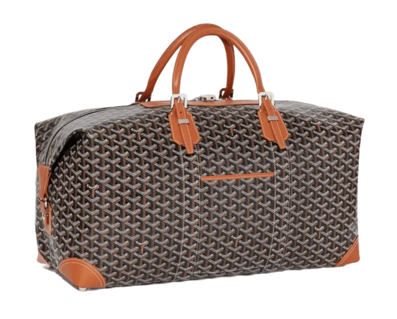 Goyard Bowling 55 Bag - Black and Tan