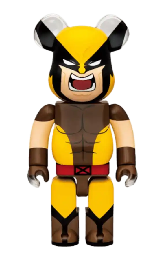 Bearbrick x Marvel X-Men Happy Lottery Wolverine (Brown Costume) 400%