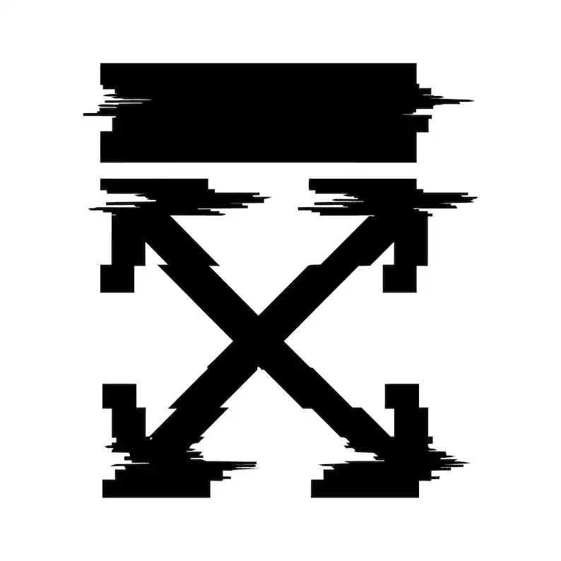 Off-White Sticker - "Glitch"