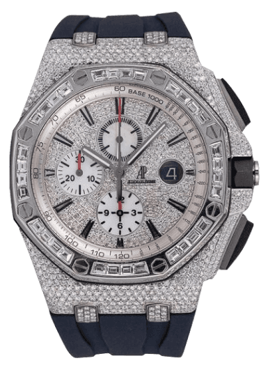 Custom Diamond Set Audemars Piguet Royal Oak Offshore 44mm Steel Watch