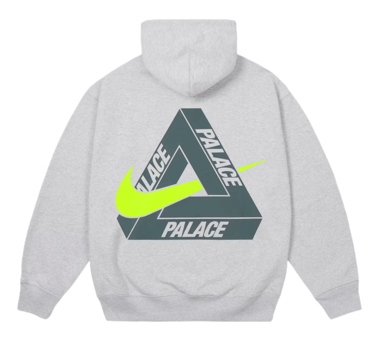 Palace x Nike Tri Swoosh Hood - Grey Marl
