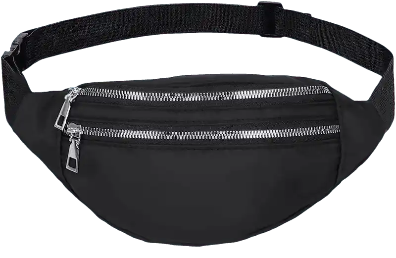 Generic Men's Bum Bag - Black