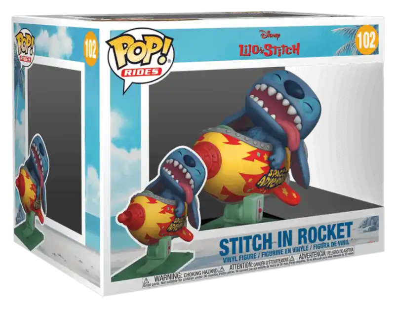 Funko Pop! Rides Stitch in Rocket Figure 102