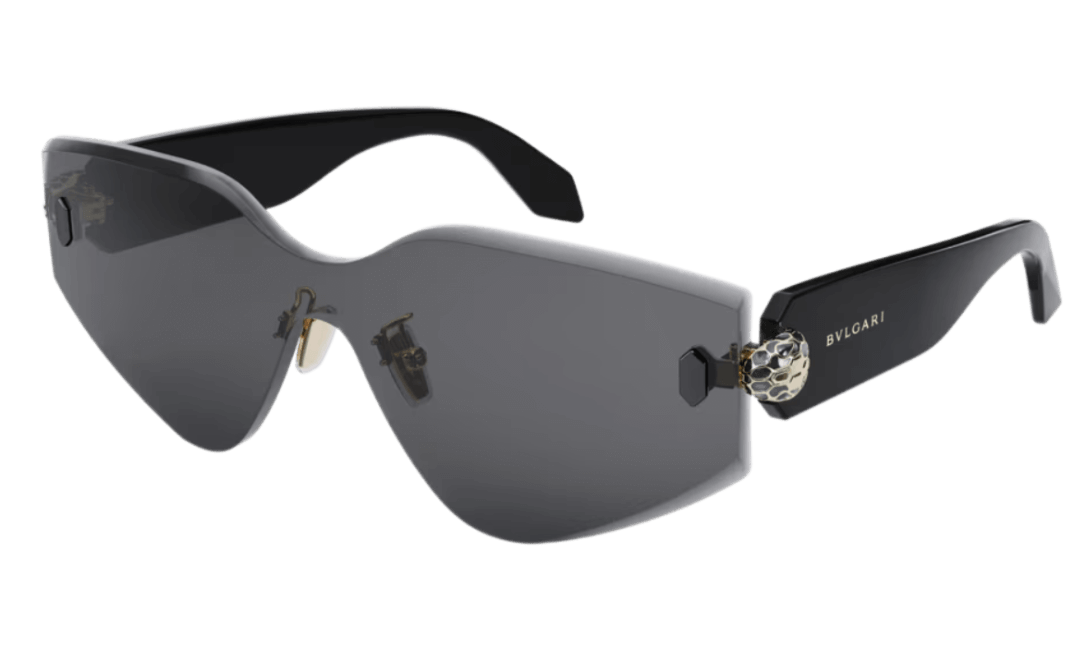 Bvlgari Serpenti Forver Rimless Sunglasses - Black