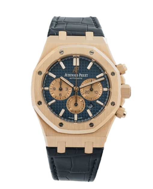 Audemars Piguet Royal Oak Blue Dial - 41mm, Rose Gold (2017)