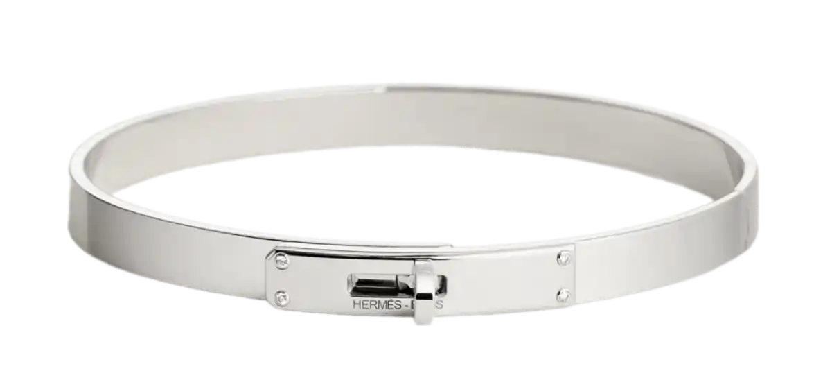 Hermès Kelly Bracelet, Small Model - White Gold