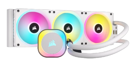 Corsair iCUE LINK H150i RGB AIO Liquid CPU Cooler - White